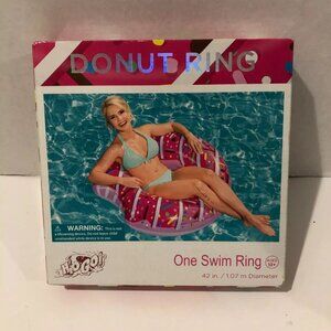 Donut Ring H2O Go! One Swim Ring Floatie Inflatable 42" Diameter, NEW